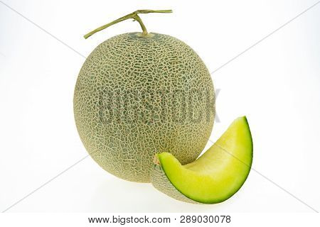 Cantaloupe Melon Isolated ..