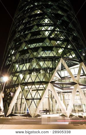 Abstrakt byggt struktur ligger i city of London.