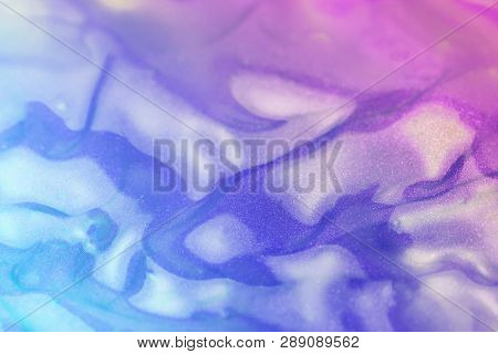 Vaporwave Style Texture Background: Neon Pink Funky Paint Texture.