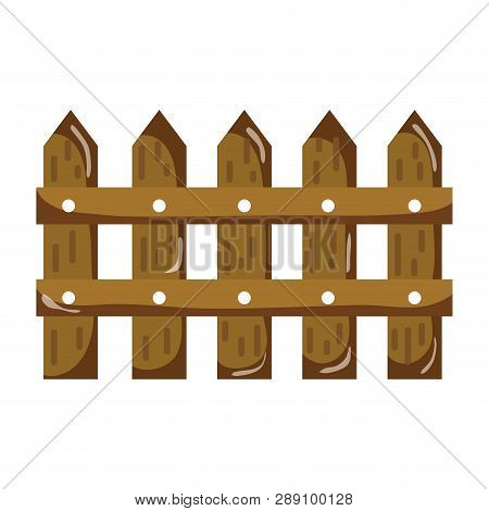Wood Grillage Structure Texture Style Vector Illustration