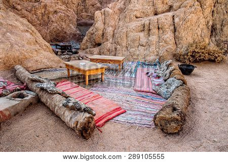 In The Shade Of Beduin Village Near Hurghada, Egypt