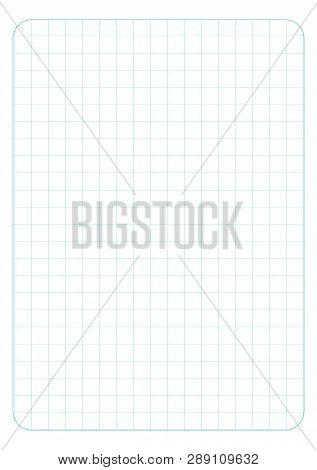 Square Grid Background. Vector Illustration With Love