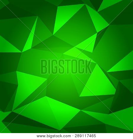 Light Green Trendy Low Poly Backdrop Design