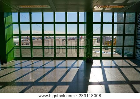 LINATE, ITALY - CIRCA NOVEMBER, 2017: interior shot of Milan Linate Airport.