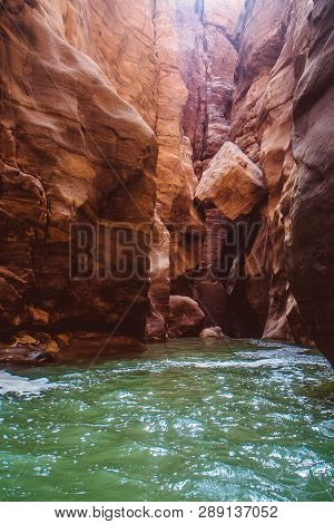 The Mujib Reserve Of Wadi Mujib Is The Lowest Nature Reserve In The World, Located In The Mountainou