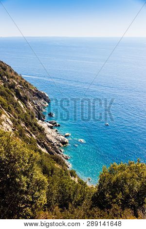 Elba Island Crystal Sea Water In The West Coast In Summer, Italy