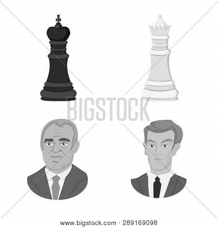 Vector Illustration Of Tactical And Play Logo. Set Of Tactical And Thin Stock Vector Illustration.