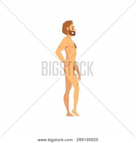 Modern Man, Biology Human Evolution Stage, Evolutionary Process Of Man Vector Illustration
