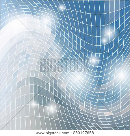 Abstract Blue Background Square Pattern. Vector. Eps10.