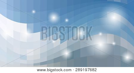 Abstract Blue Background Square Pattern. Vector. Eps10.