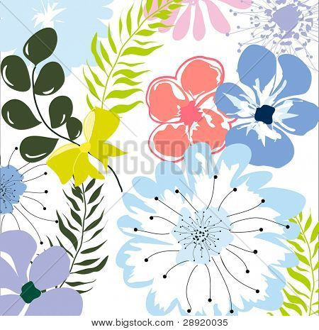 Floral wallpaper