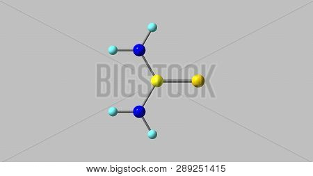 Thiourea Is An Organosulfur Compound With The Formula Scnh22. It Is Structurally Similar To Urea. 3d