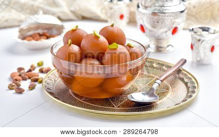 Gulab Jaman.  A Most Demanding Mithai Known As King Of  Confectionery Dessert
