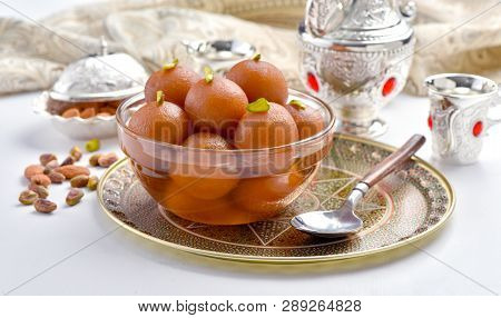 Gulab Jaman.  A Most Demanding Mithai Known As King Of  Confectionery Dessert