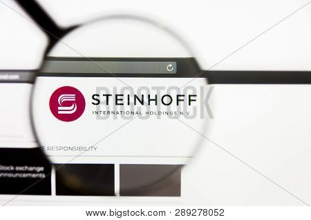 Los Angeles, California, Usa - 13 March 2019: Illustrative Editorial, Steinhoff International Websit