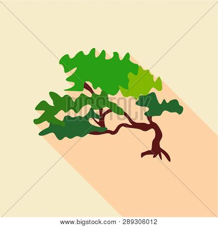 Small Tree Icon. Flat Illustration Of Small Tree Icon For Web