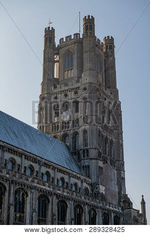 Ely Cathedral, A 10th Century Cathedral At Ely, Cambridgeshire, Uk