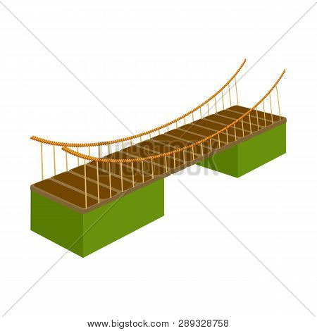 Vector Illustration Of Bridge And Mounted Logo. Collection Of Bridge And Bank Vector Icon For Stock.