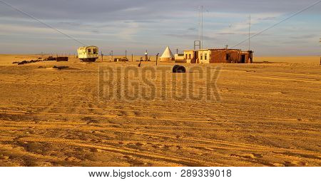 In The Desert The Old Station Six