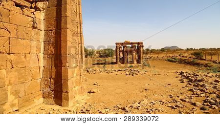 The Antique Temple Of The Black Pharaohs