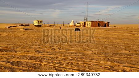In The Desert The Old Station Six