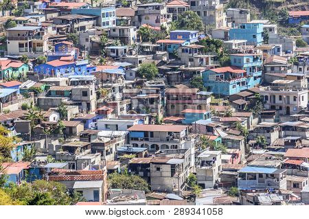 Santa Catarina Palopo, Lake Atitlan, Guatemala - December 29, 2018: Painting Project In Lakeside Tow