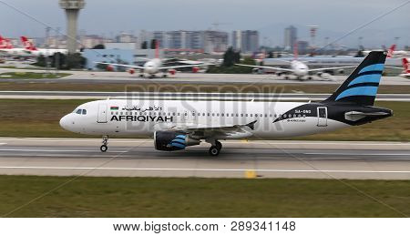 Airplane Takeoff From Airport