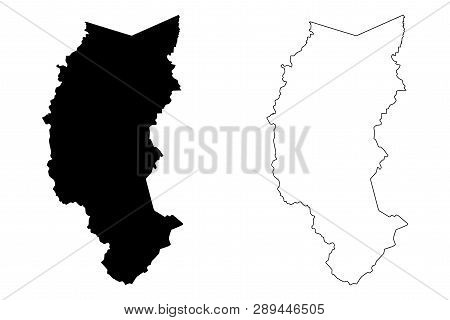 Department Of Puno (republic Of Peru, Regions Of Peru) Map Vector Illustration, Scribble Sketch Puno