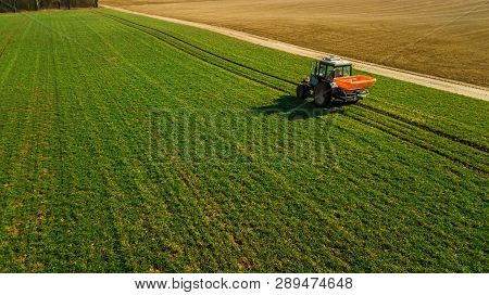 Agriculture. The Tillage Tractor .the  Aerial Survey.