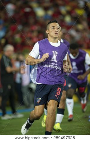 Rio, Brazil - March 13, 2019: Jacob Murillo Player In Match Between Flamengo (bra) And Ldu (ecu) By 