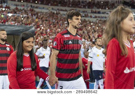 Rio, Brazil - March 13, 2019: Rodrigo Caio Player In Match Between Flamengo (bra) And Ldu (ecu) By T
