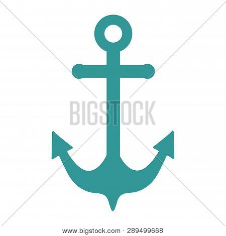 Marine Anchor Cartoon Vector Illustration Graphic Design