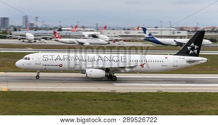 Airplane Takeoff From Airport