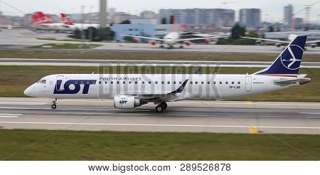 Airplane Takeoff From Airport