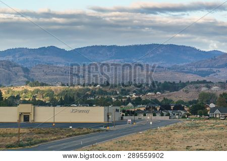 Omak, Usa - September 16, 2018: Foothills Of The Okanogan Highlands In North-central Washington.