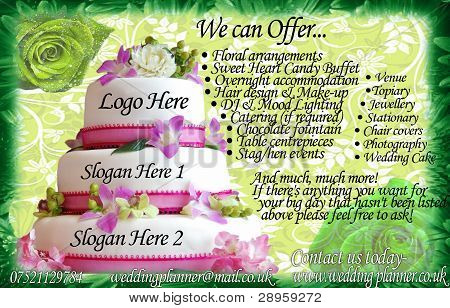 Modèle de Flyer Wedding Planner