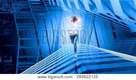 Future of virtual technology. Mixed media