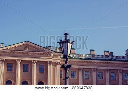 Lantern Vintage St. Petersburg. City Lighting. Beautiful Lantern
