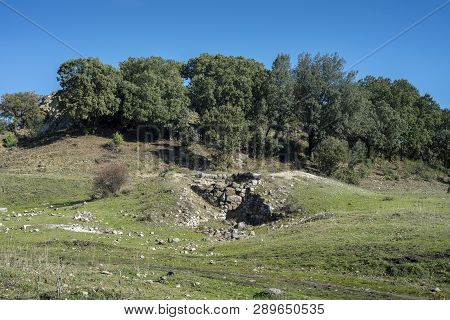 Former Lime Kiln In The City Of Cerceda, In The Province Of Madrid, Spain.