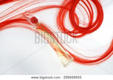 Prague, Czech Republic- January 22, 2019. Perfume KENZO bottle on white background.  Kenzo Flower Perfume