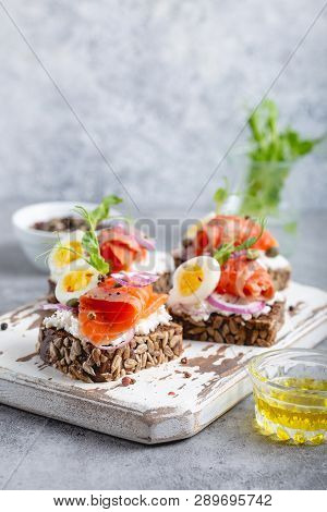 Scandinavian Open Faced Sandwich