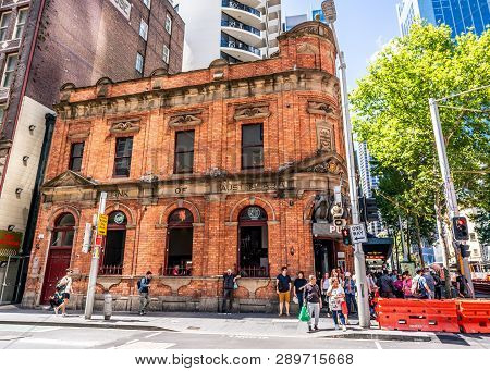 23rd December 2018, Sydney Nsw Australia : Former Bank Of Australia Heritage Building On George Stre