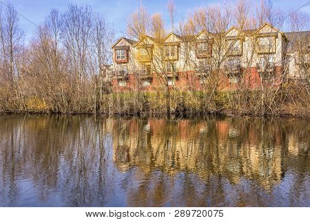 Residential Apartments In A Neighborhood Troutdale Oregon.