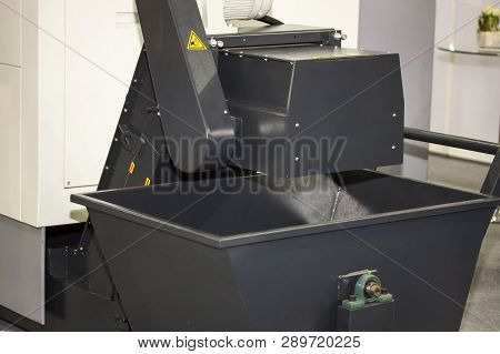 Empty Dump Carts Or Bin For Cnc Swarf Industrial At Factory