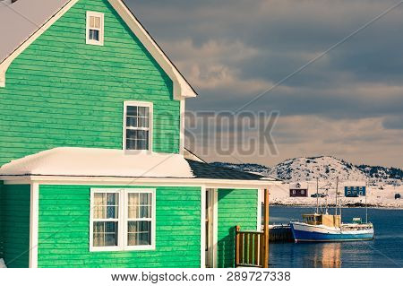 House At Durrell Harbor In Twillingate Nl Canada