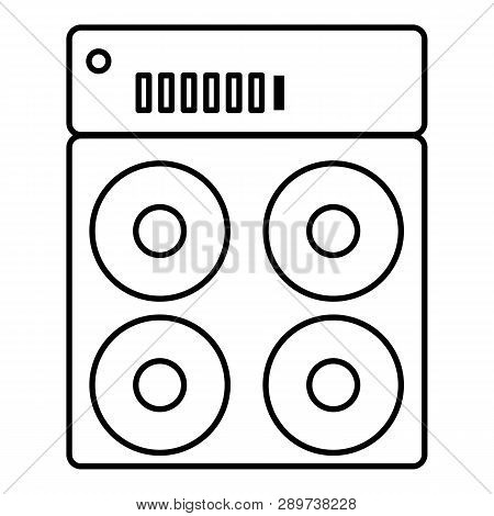 Speaker Box Icon. Outline Illustration Of Speaker Box Icon For Web Design Isolated On White Backgrou