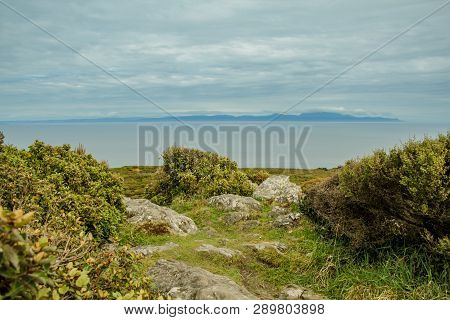 Oceanview From Bluff Hill Lookout, Southernmost Point In New Zealand