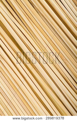 Background With Bamboo Stick Texture Top View