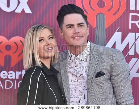 LOS ANGELES - MAR 14:  Ariana Madix arrives for the iHeart Radio Music Awards 2019 on March 14, 2019 in Los Angeles, CA