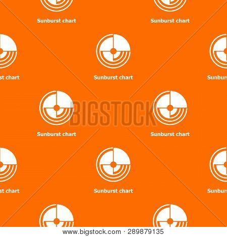 Sunburst Chart Pattern Vector Orange For Any Web Design Best